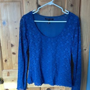 Blue lace Victoria secret top size M